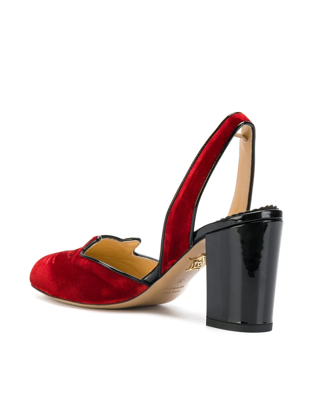 Charlotte Olympia Kitty slingback heels