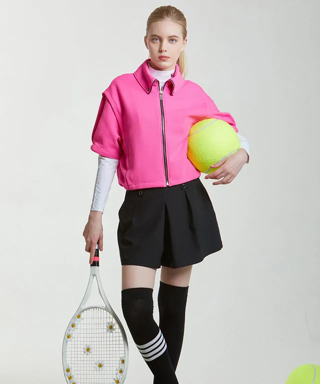 Chemons Rolling Collar Jacket - Pink