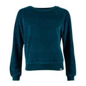 CHILLS & FEVER Lima sweater deep teal women