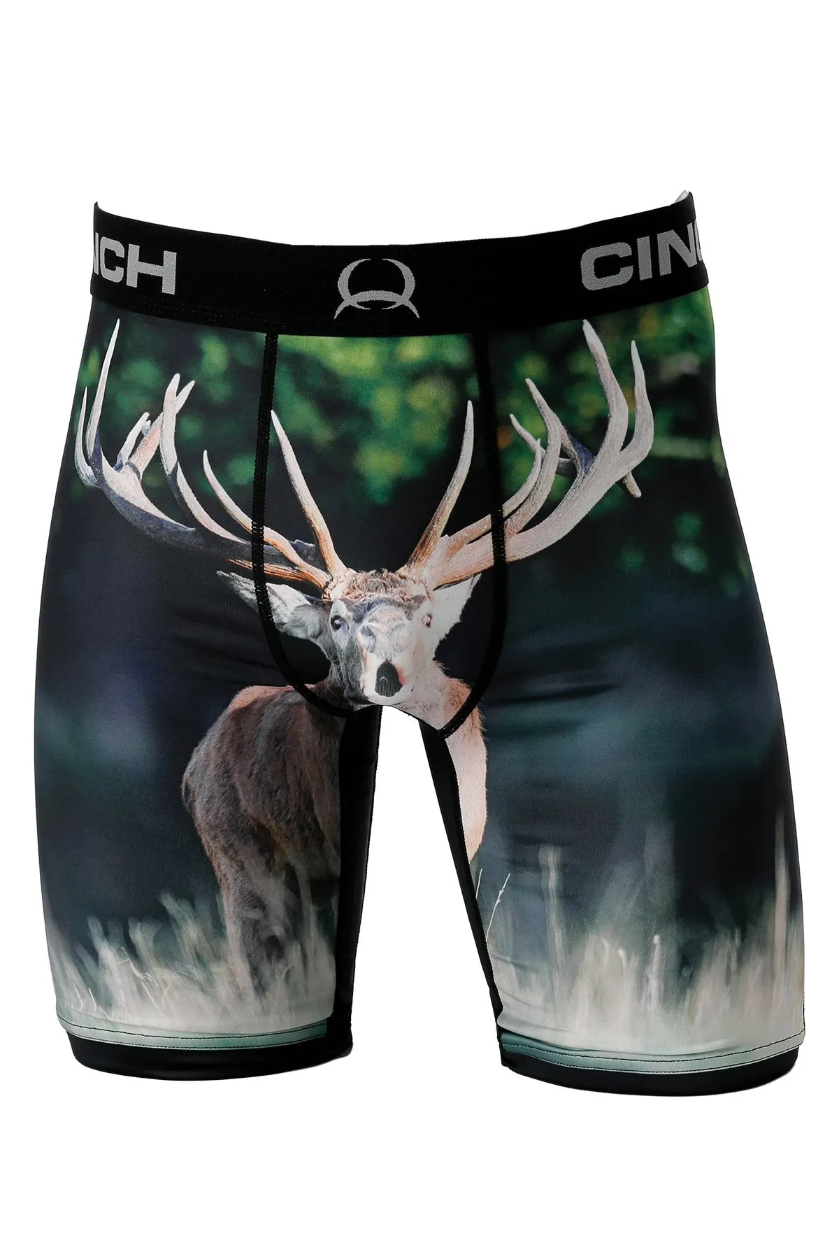 Cinch Mens Elk Print 9" Boxer Briefs