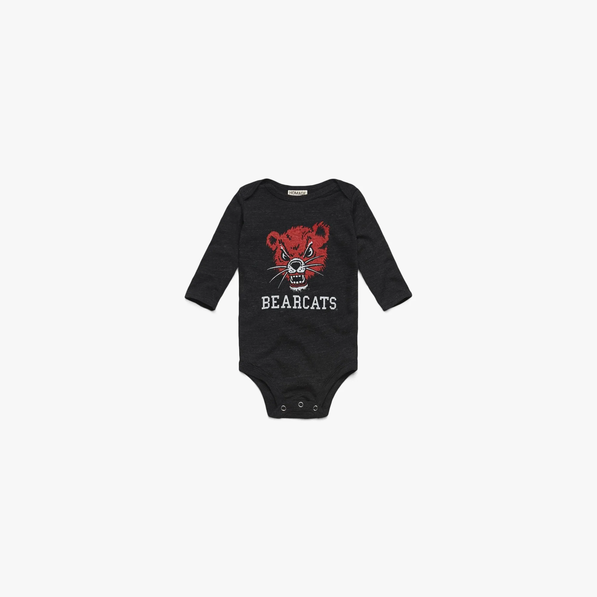 Cincy Bearcats Long Sleeve Baby One Piece