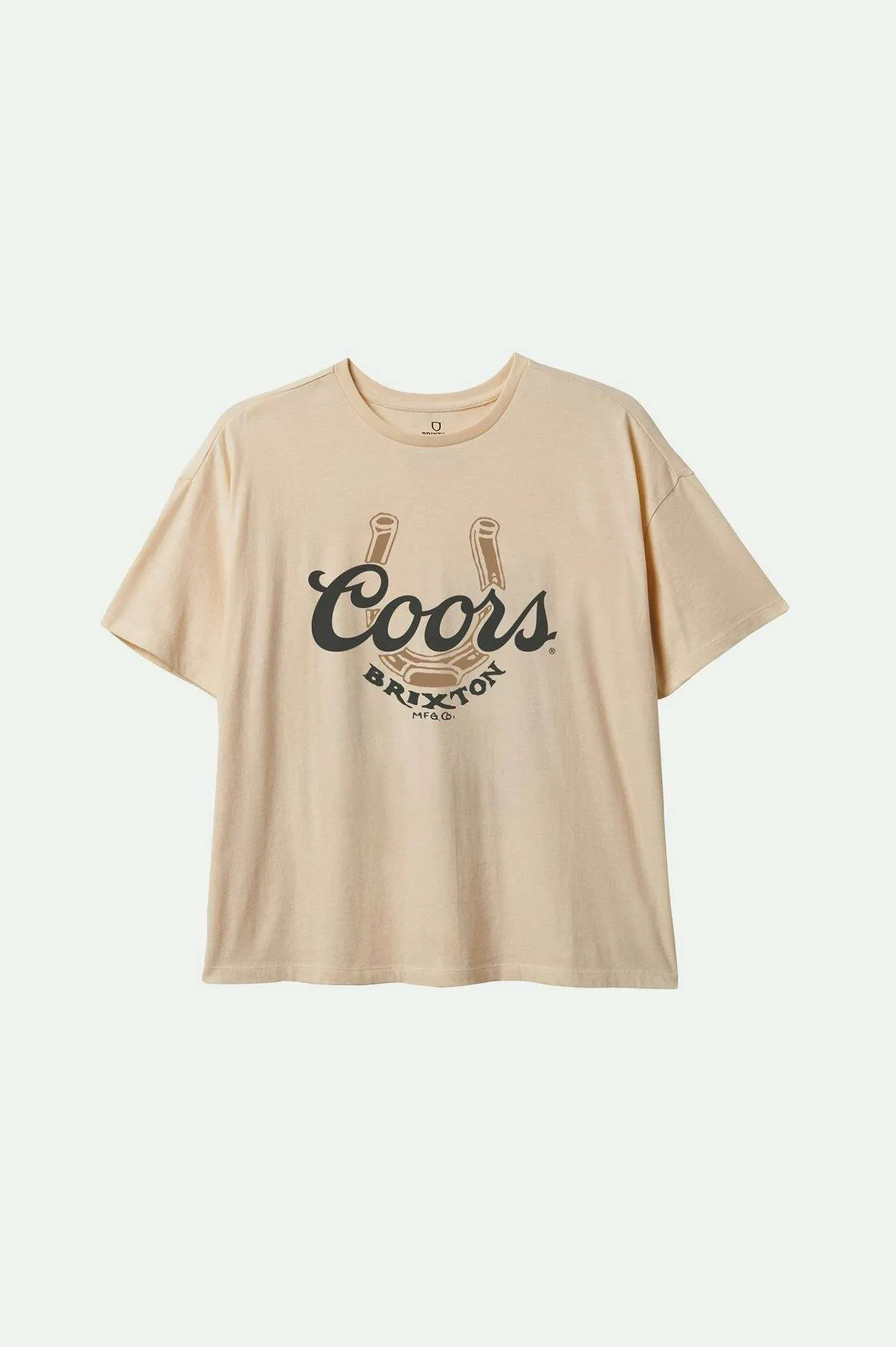 Coors Luck S/S Oversized Boyfriend T-Shirt - Washed Cream