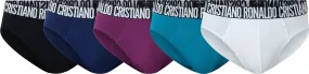 CR7 Men's Briefs 5-Pack in Travel Zip Bag