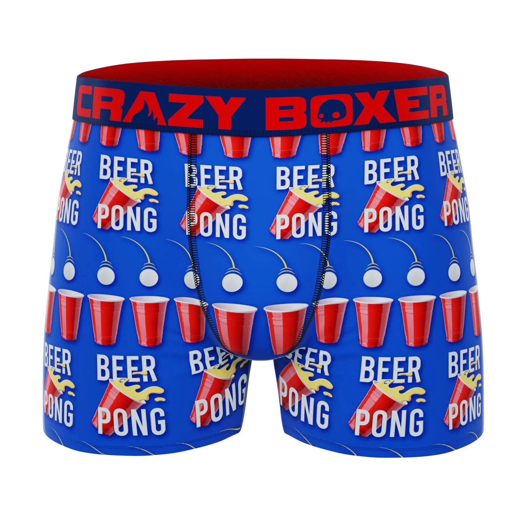 CRAZYBOXER Men's USA Pack 3 Breathable Soft Boxer Briefs