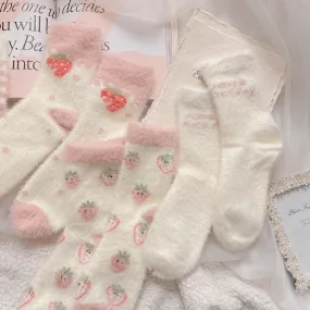 Cute alphabet socks PL52170