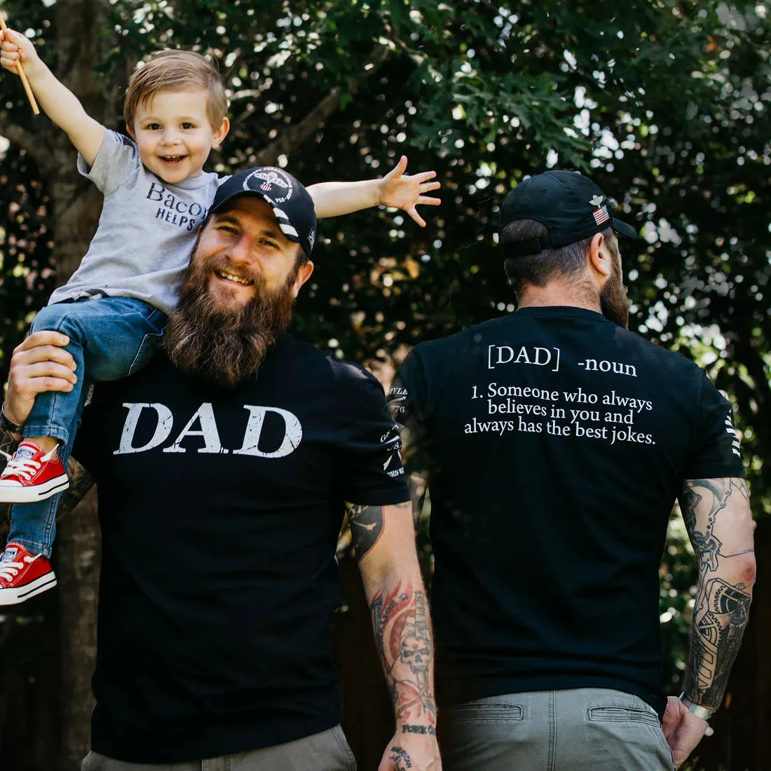 Dad Defined Tee - Black