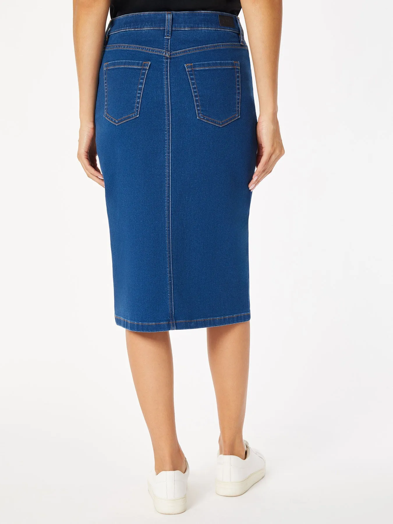 Denim Pencil Skirt