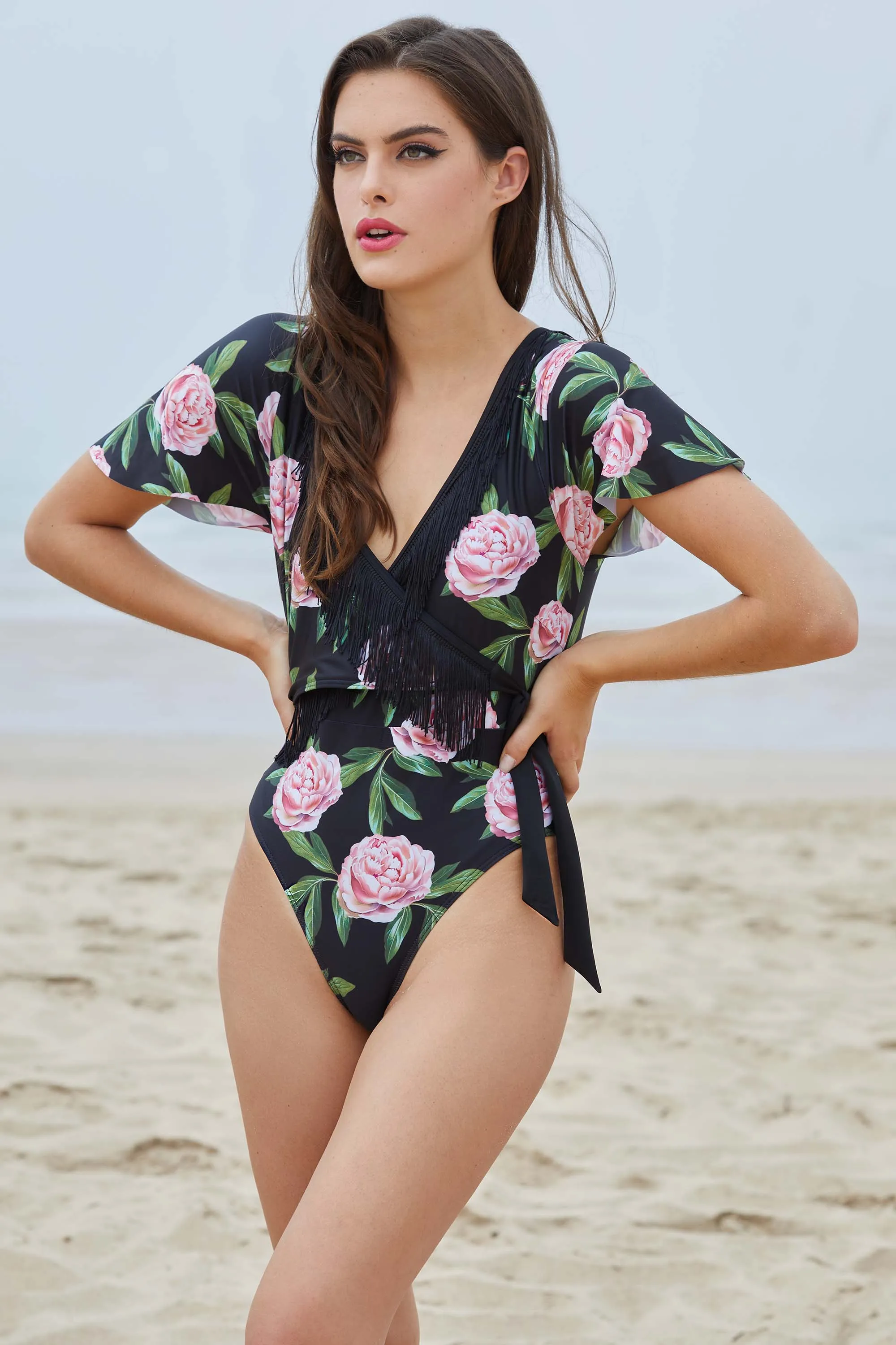 Eco Claudette Roses Swimsuit