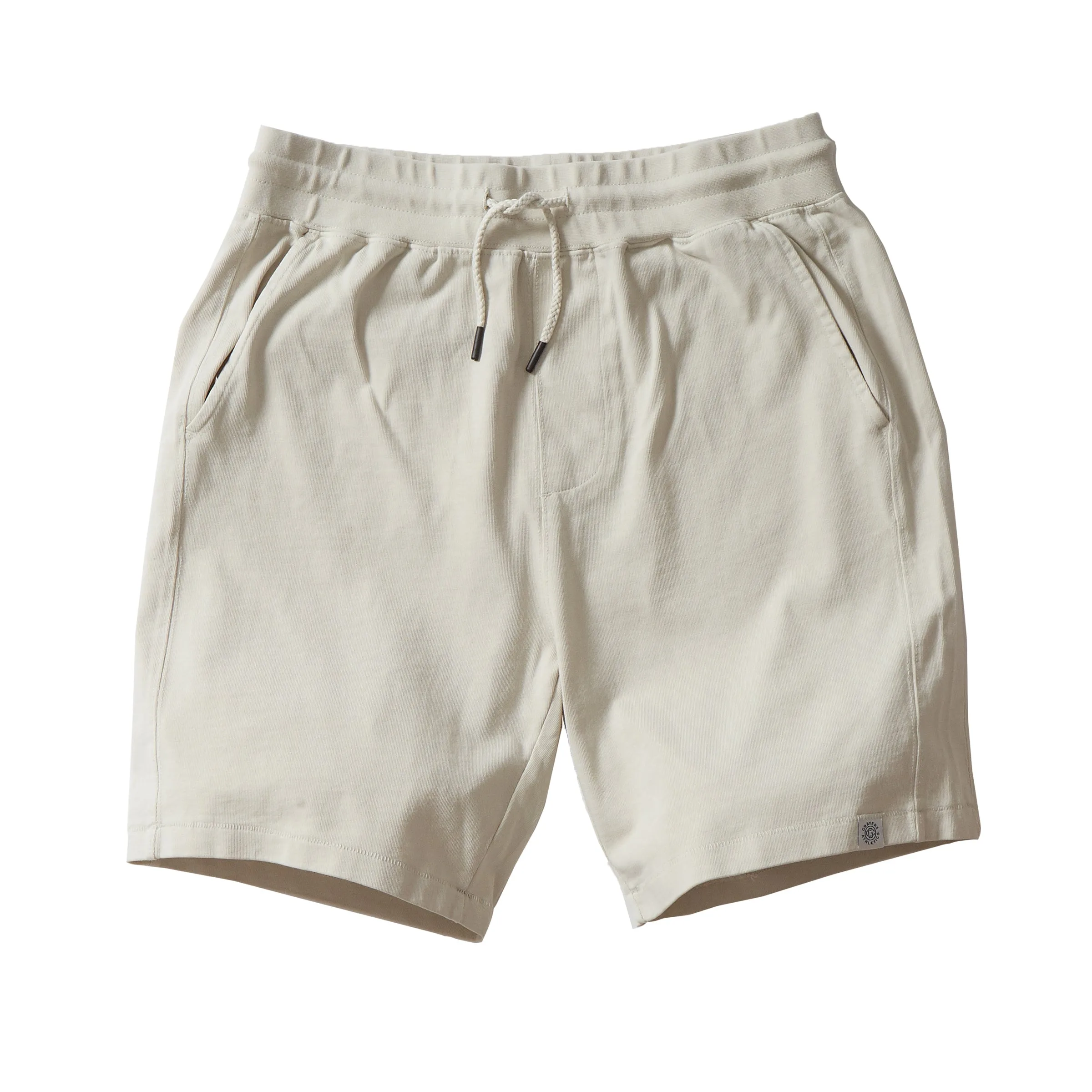 Elevated Compact Jersey Shorts - Light Pebble