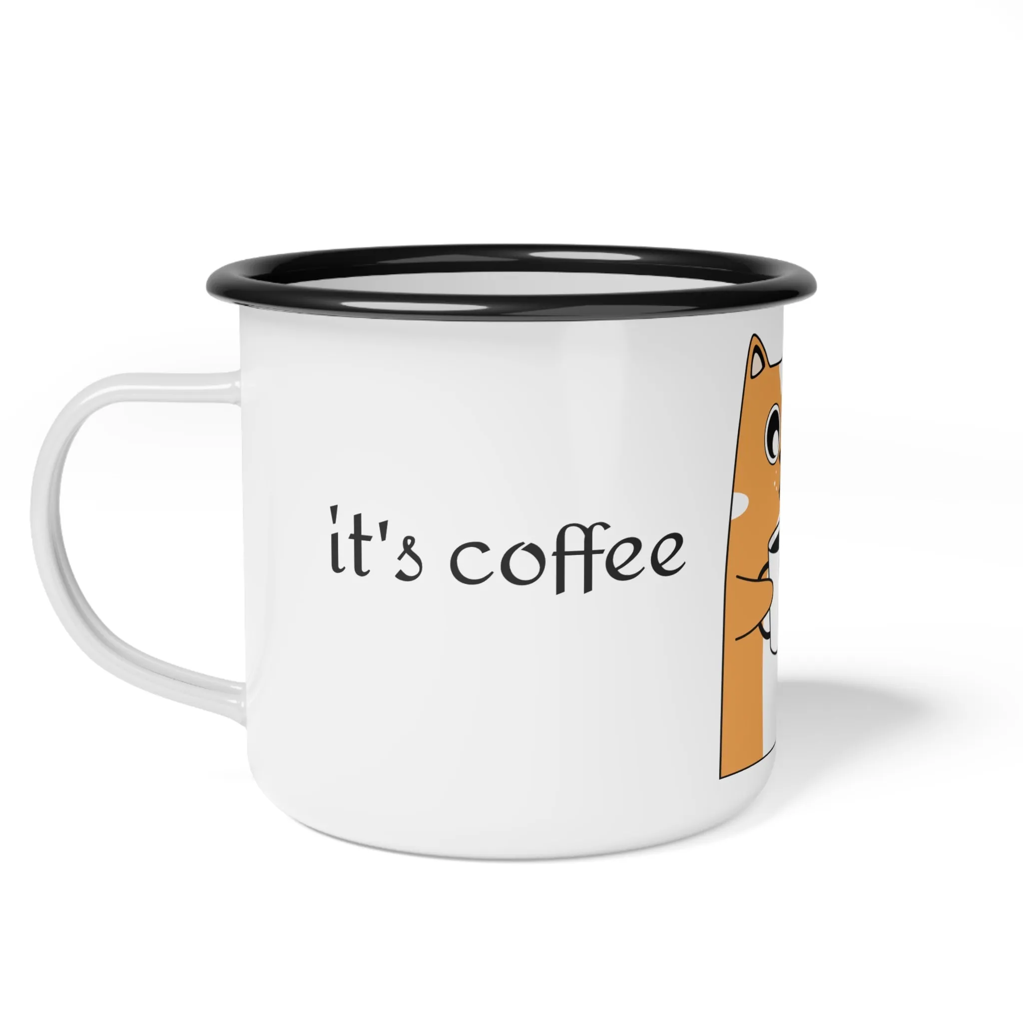 Enamel Camp Cup - It's Coffee