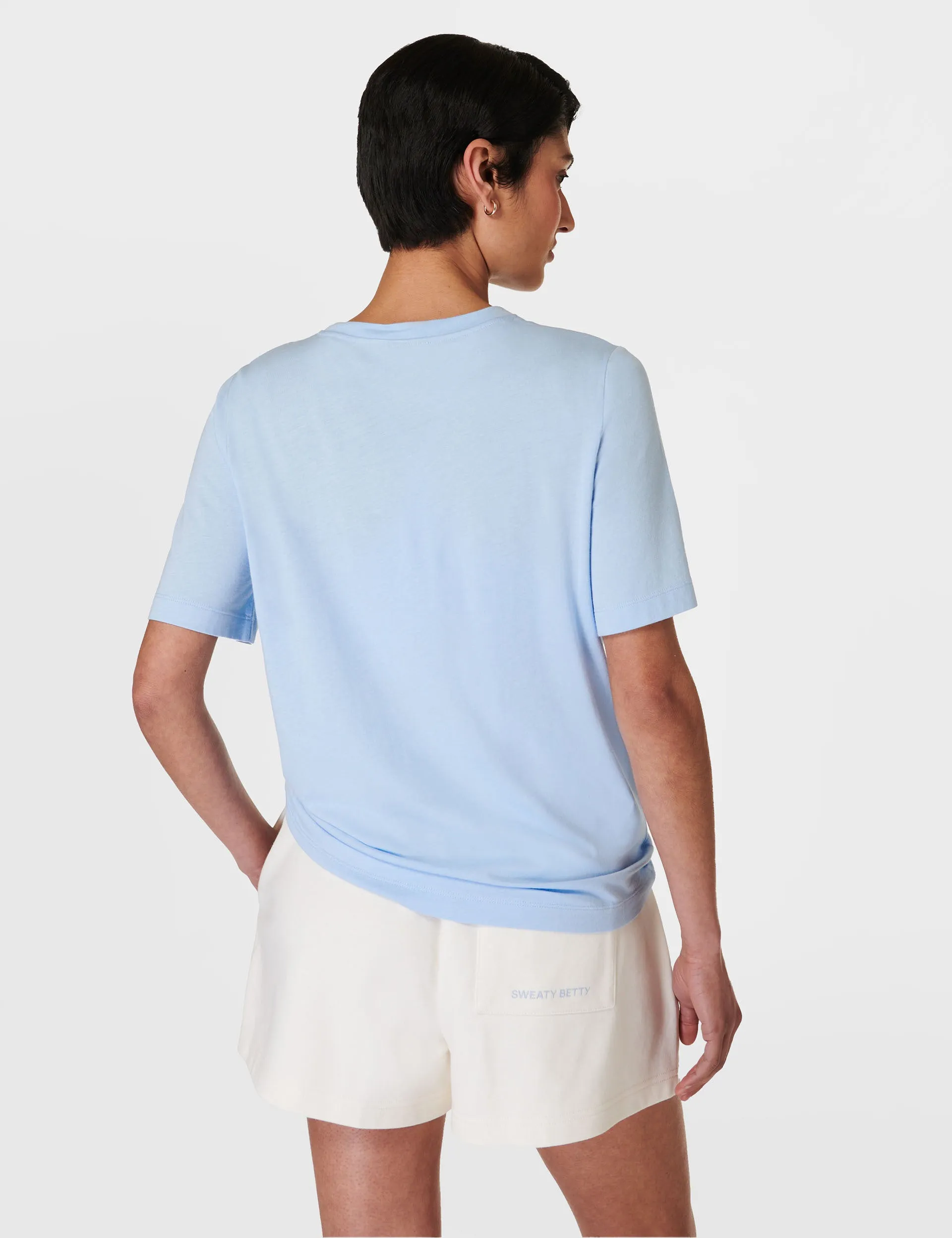 Essential Crew Neck T-Shirt - Breeze Blue