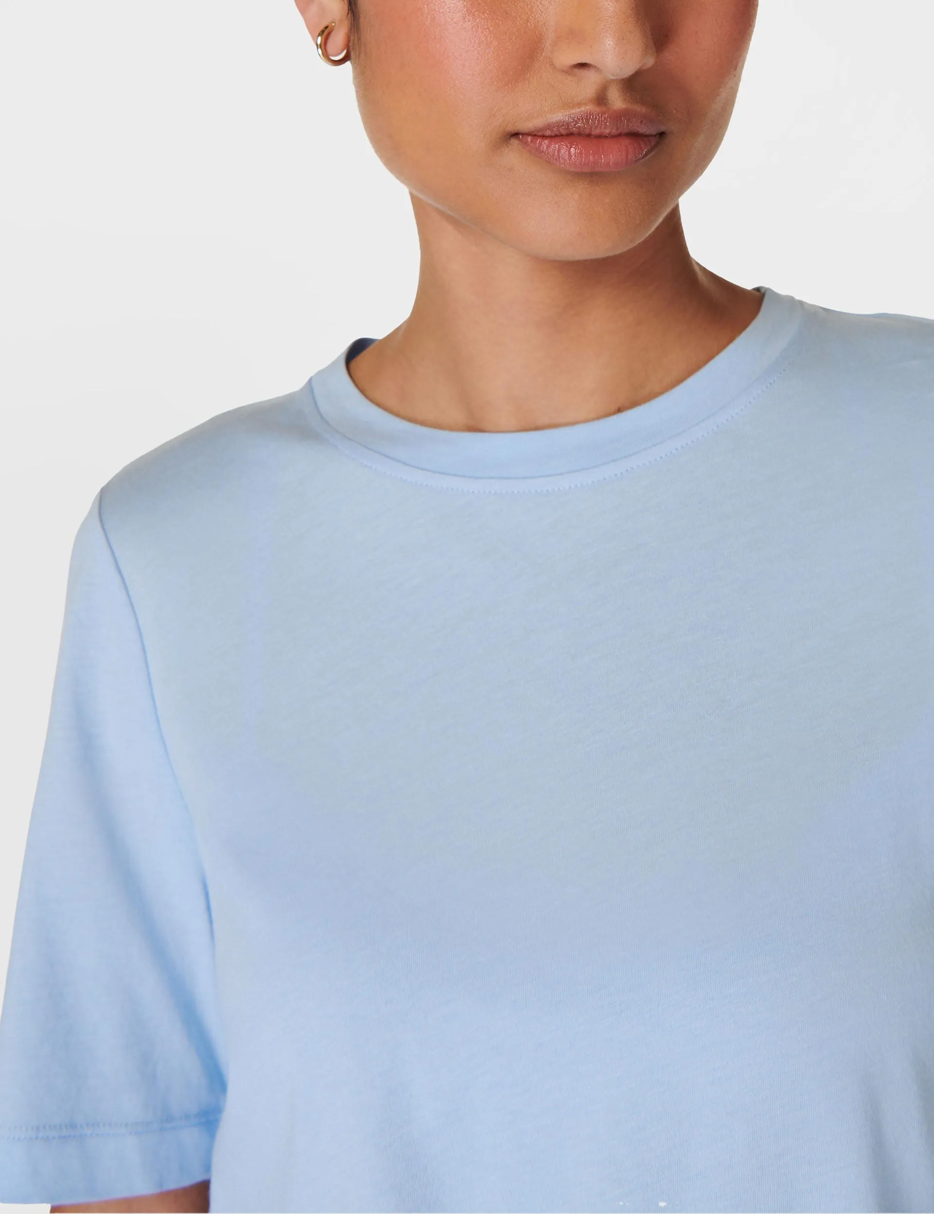 Essential Crew Neck T-Shirt - Breeze Blue