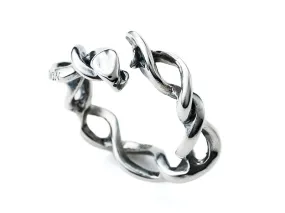 Flared Snake Ring