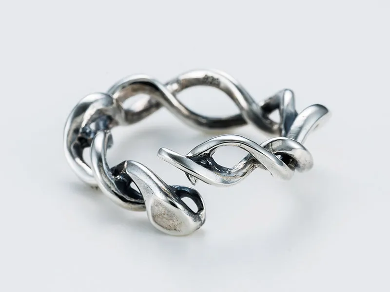 Flared Snake Ring