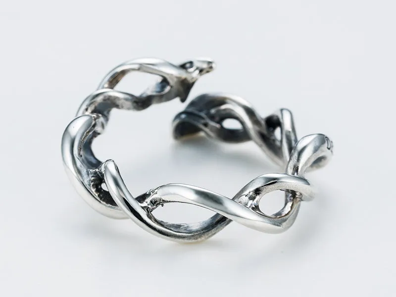 Flared Snake Ring