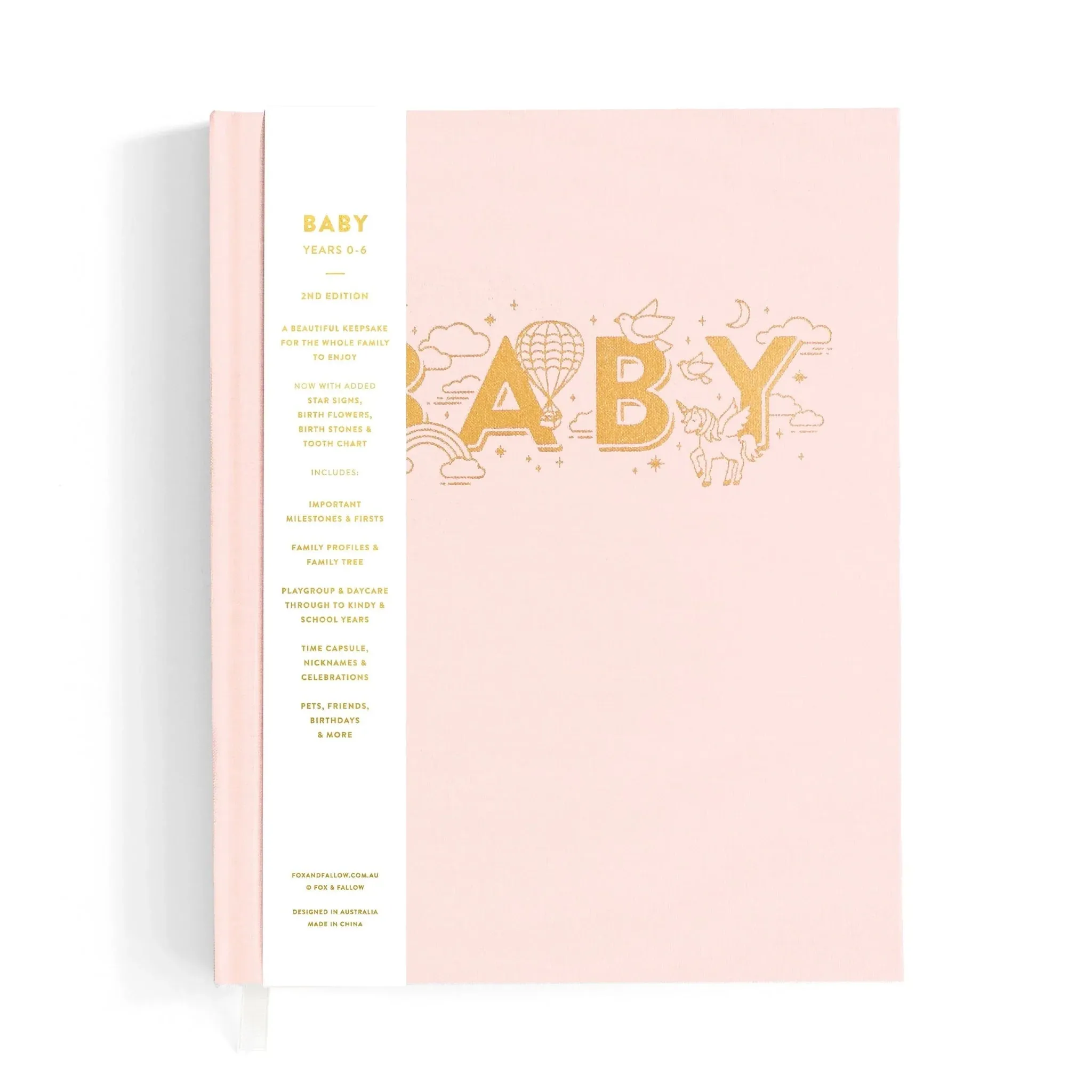 Fox & Fallow - Baby Book Rose