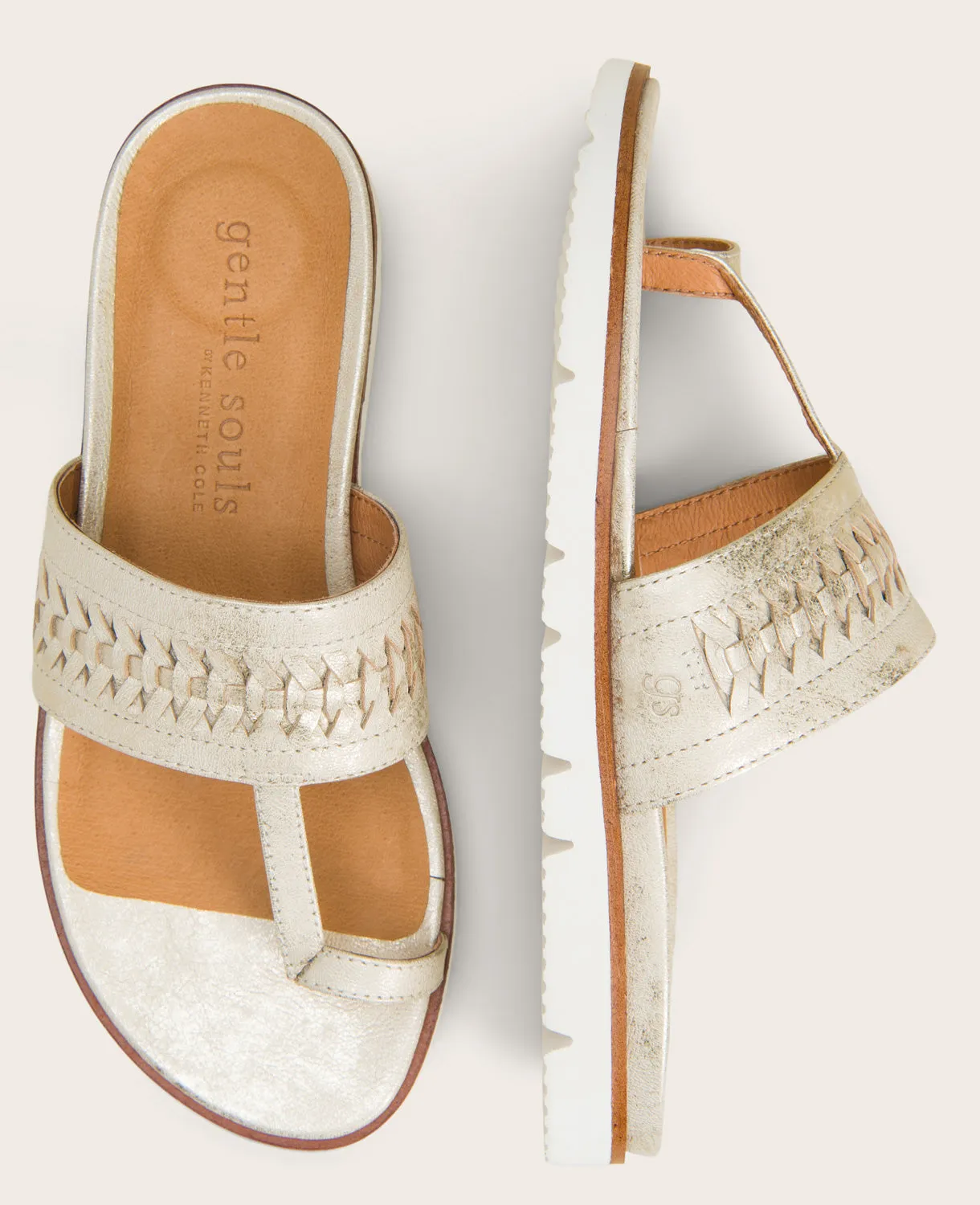 GENTLE SOULS - Lavern Lite Thong Braided Sandal