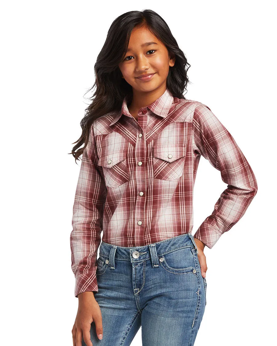 Girls' REAL Plaid Shirt