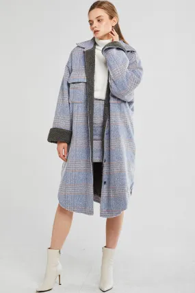 Hadley Oversized Checked Shirt Jacket