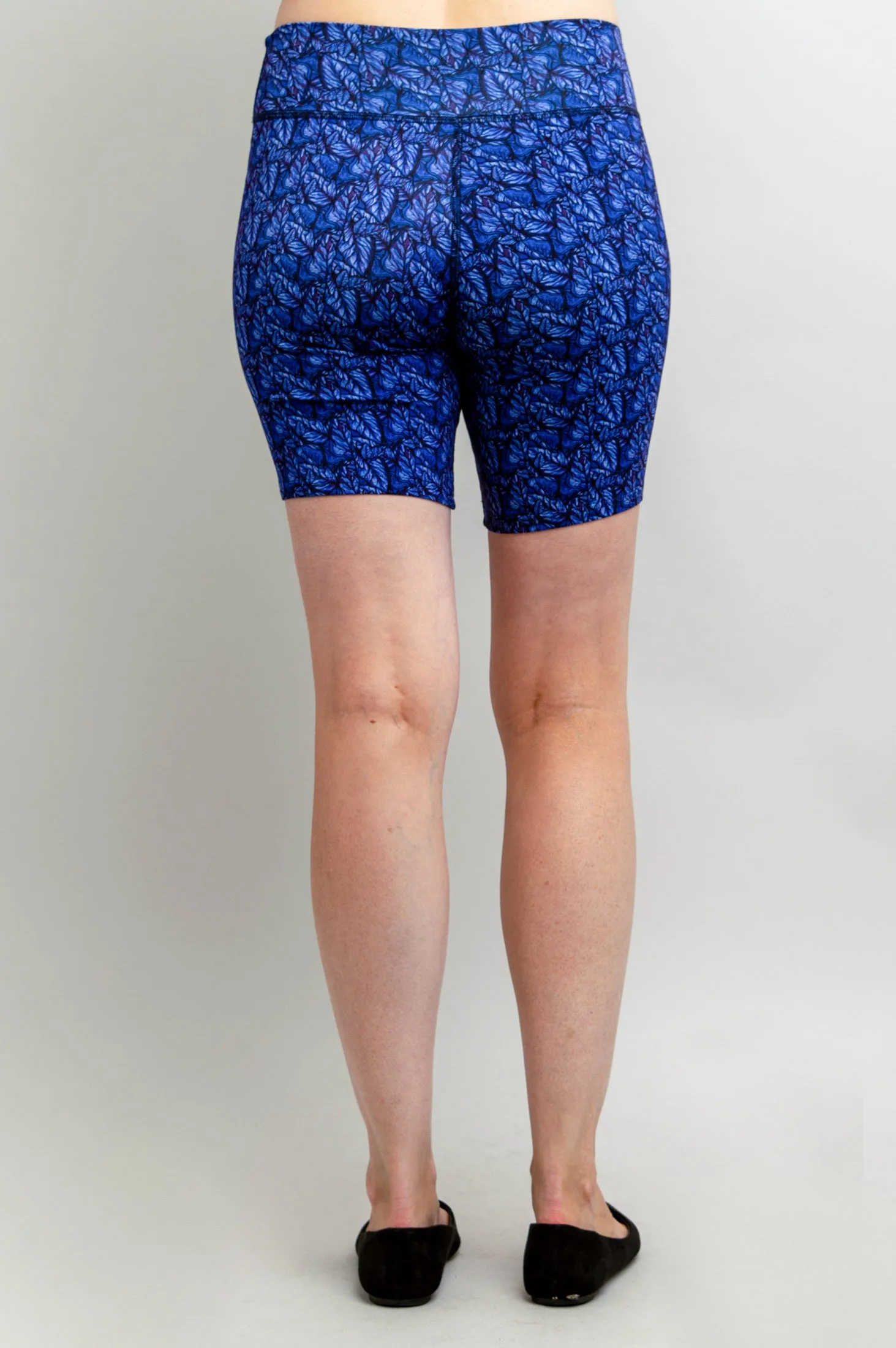 Hallie Shorts, Midnight Leaves, Bamboo