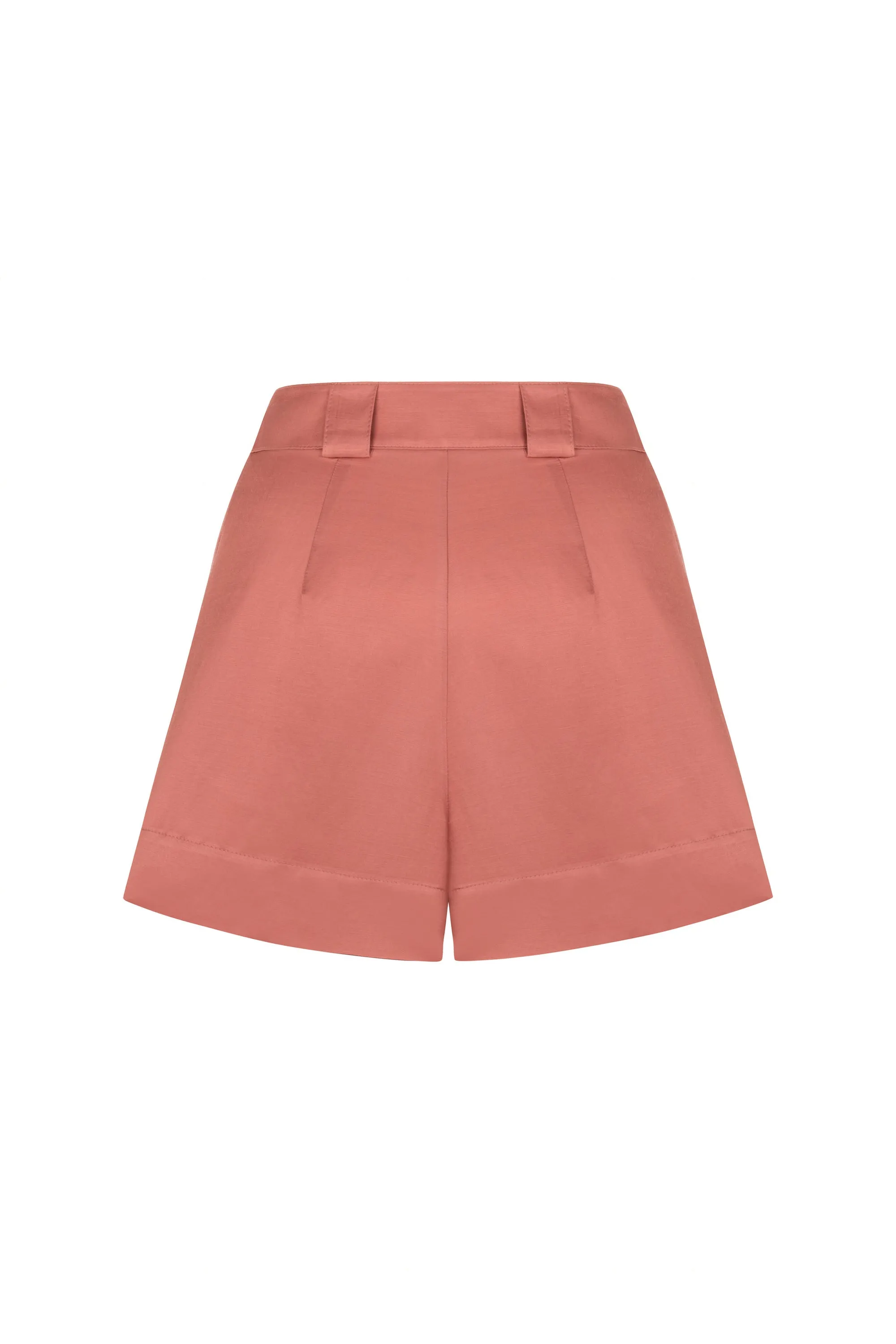 High Waist Bermuda Shorts