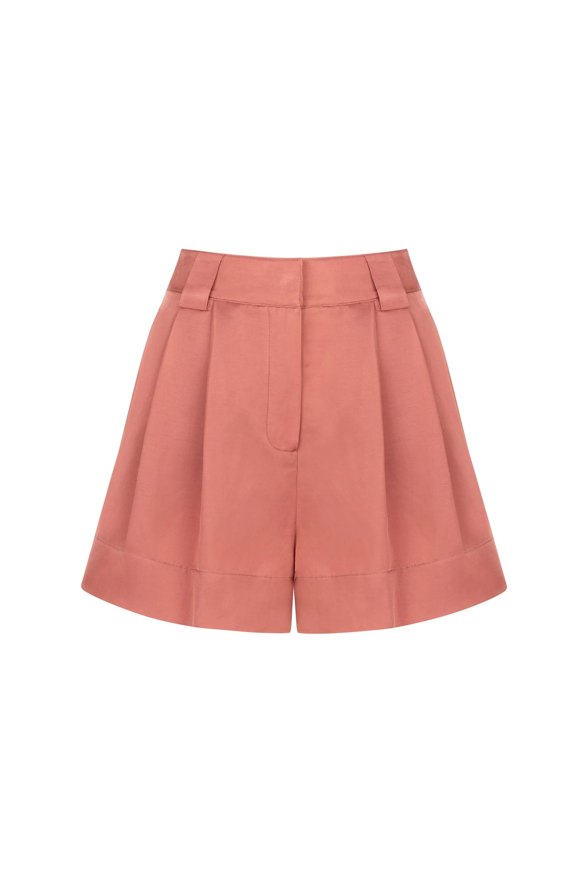 High Waist Bermuda Shorts