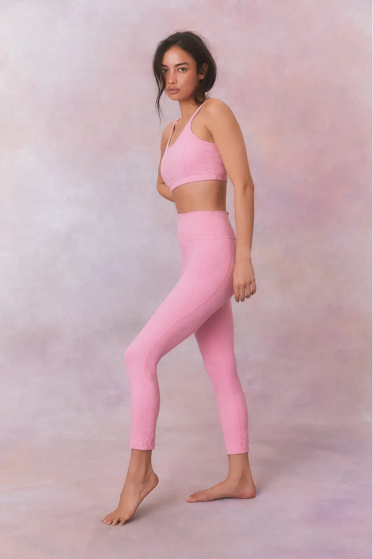 Highland High-Waisted Bow Print Active Legging