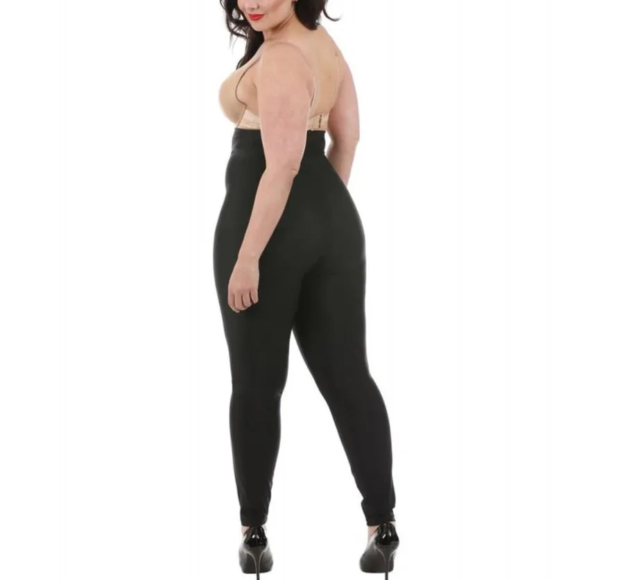 InstantFigure Plus Size Hi-Waist Tummy Control Leggings WP40221C