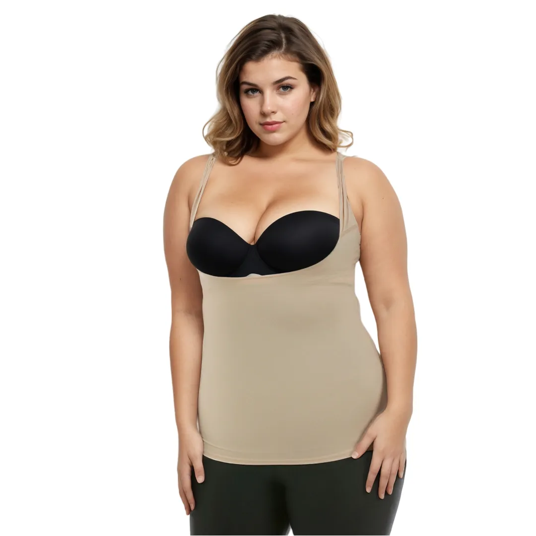 InstantFigure Underbust Tank Top Curvy Plus Size Shapewear WT40041C