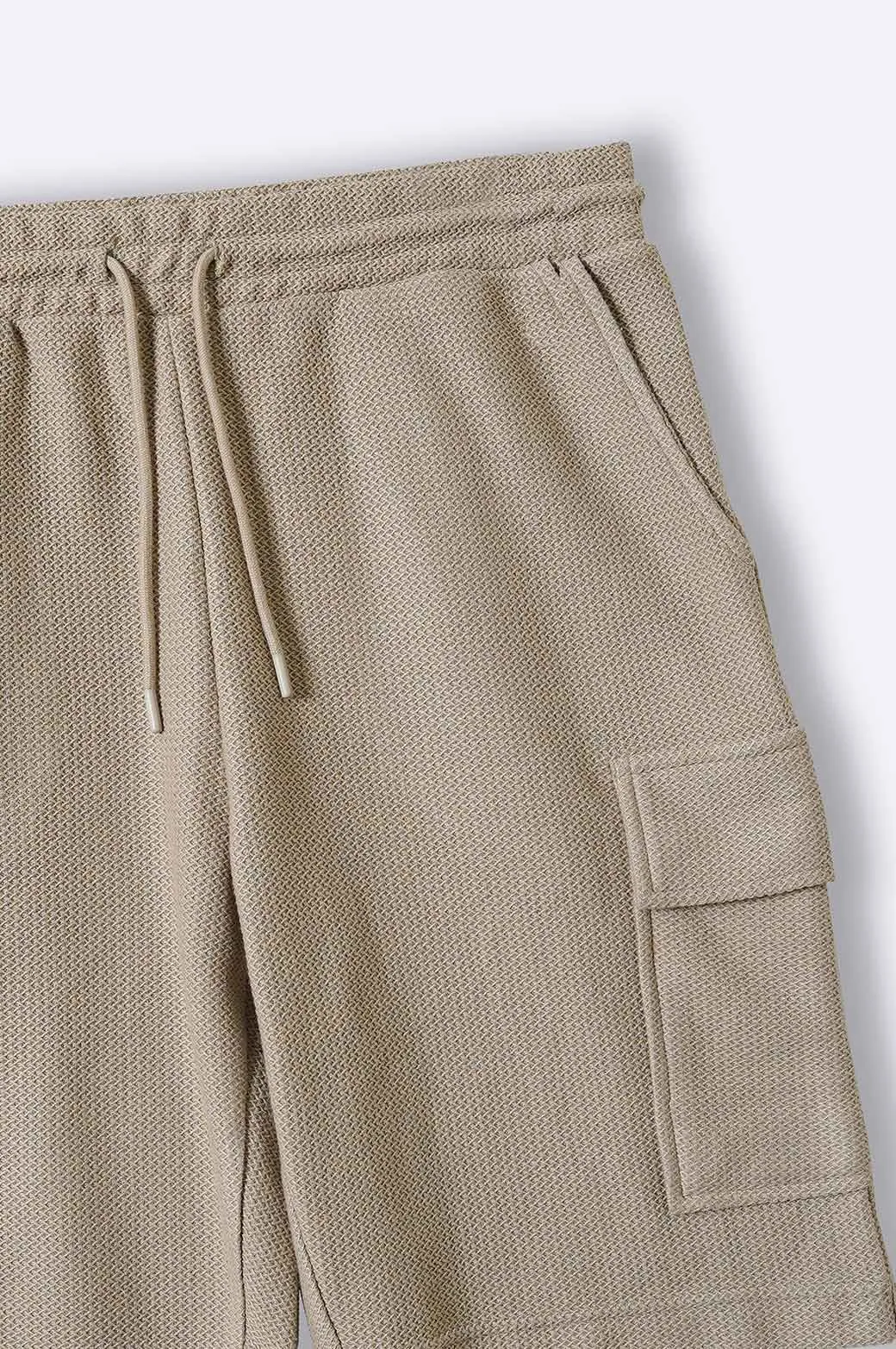 JACQUARD CARGO SHORTS