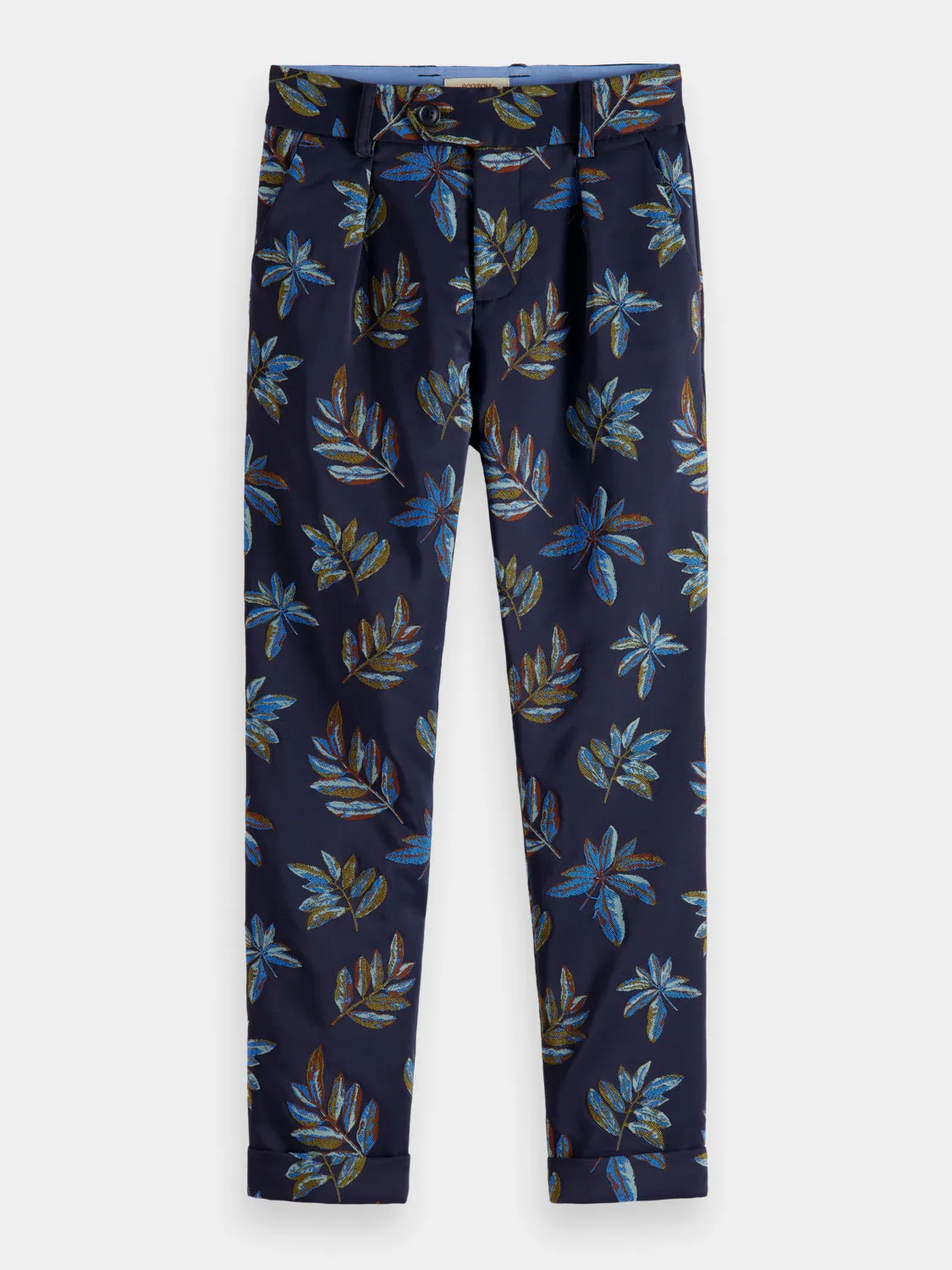 Kids - Loose tapered-fit jacquard pants