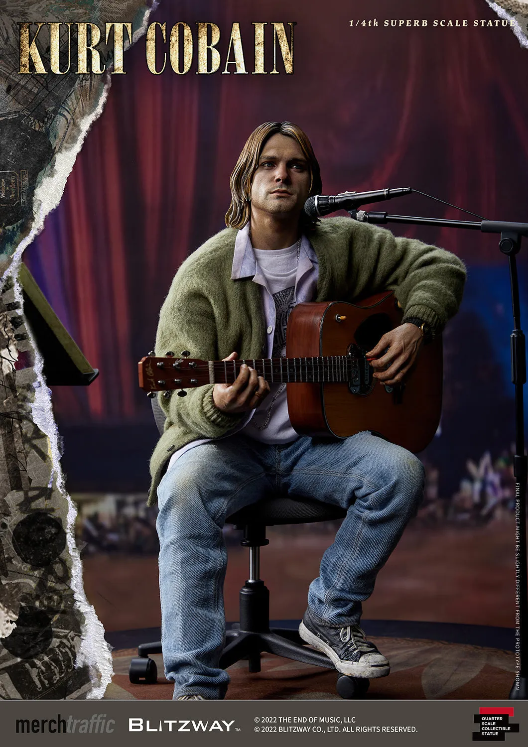 Kurt Cobain (1/4 Scale)