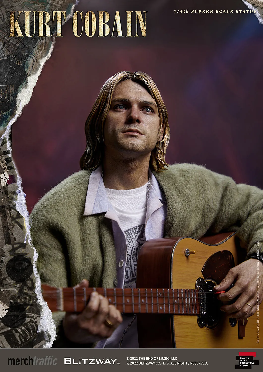 Kurt Cobain (1/4 Scale)