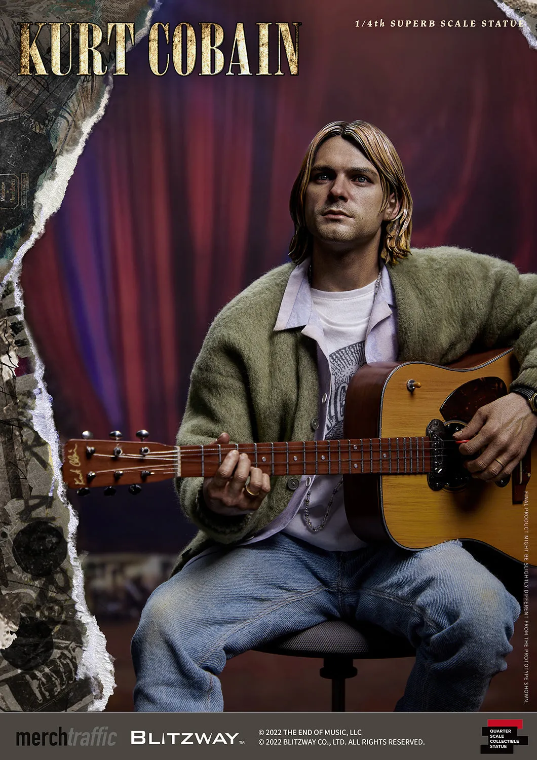 Kurt Cobain (1/4 Scale)