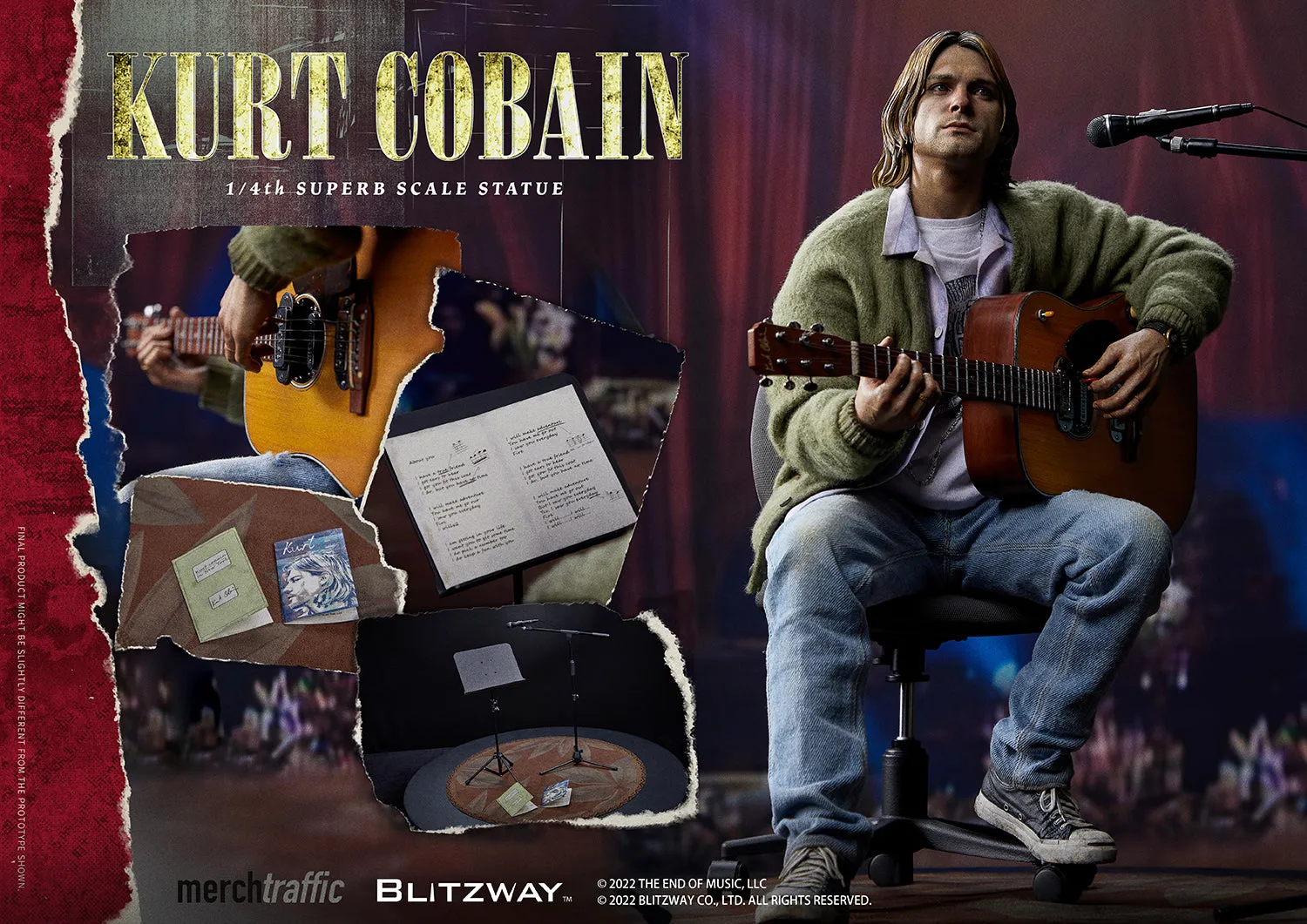 Kurt Cobain (1/4 Scale)