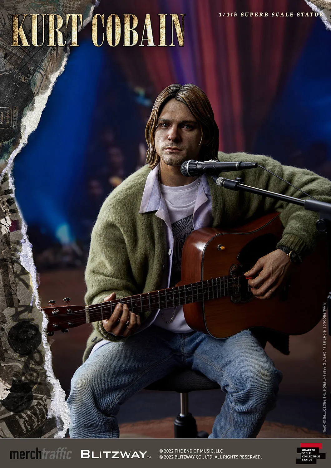 Kurt Cobain (1/4 Scale)