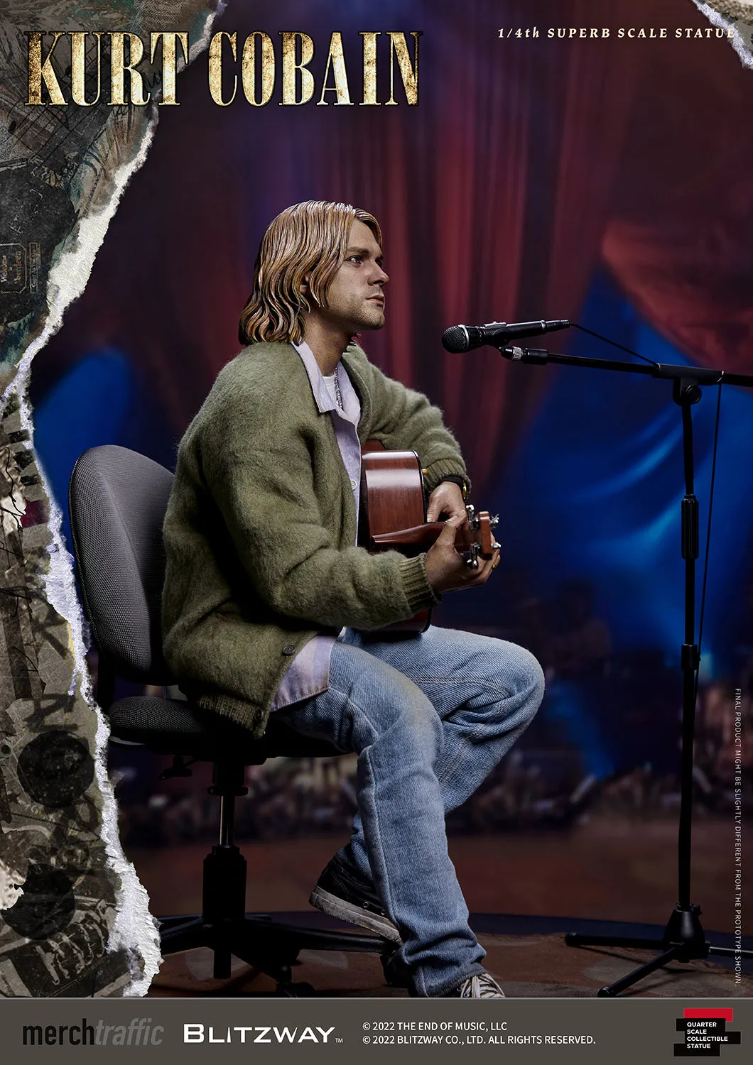 Kurt Cobain (1/4 Scale)