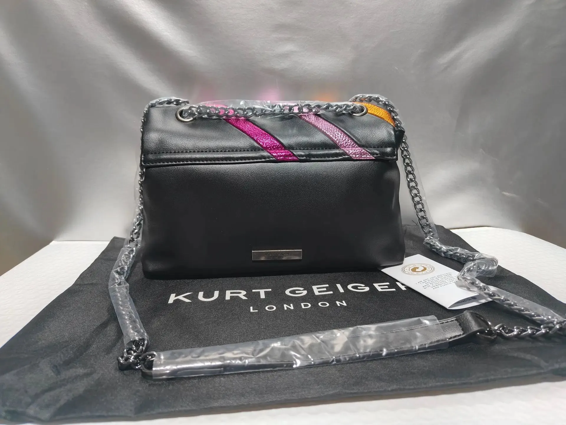 KURT GEIGER Retro Black Crossbody