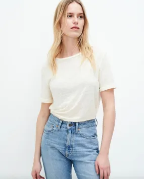 KUYICHI Olivia t-shirt off white melange women