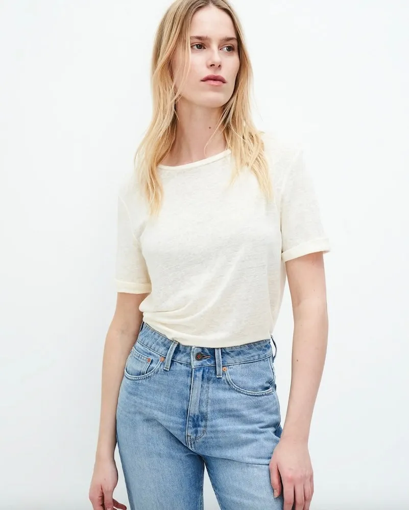 KUYICHI Olivia t-shirt off white melange women