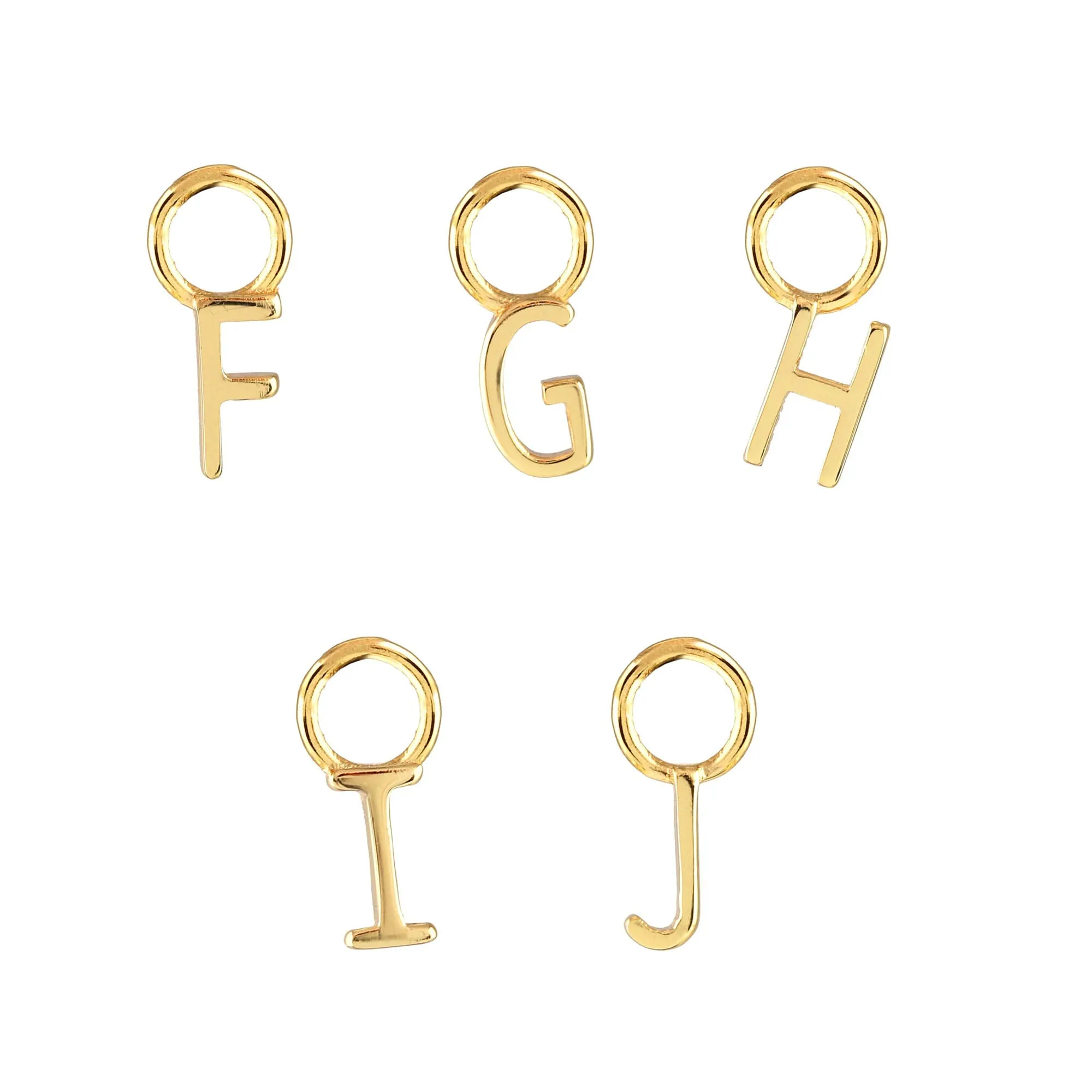 Letter Earring Charms - sold as single letters