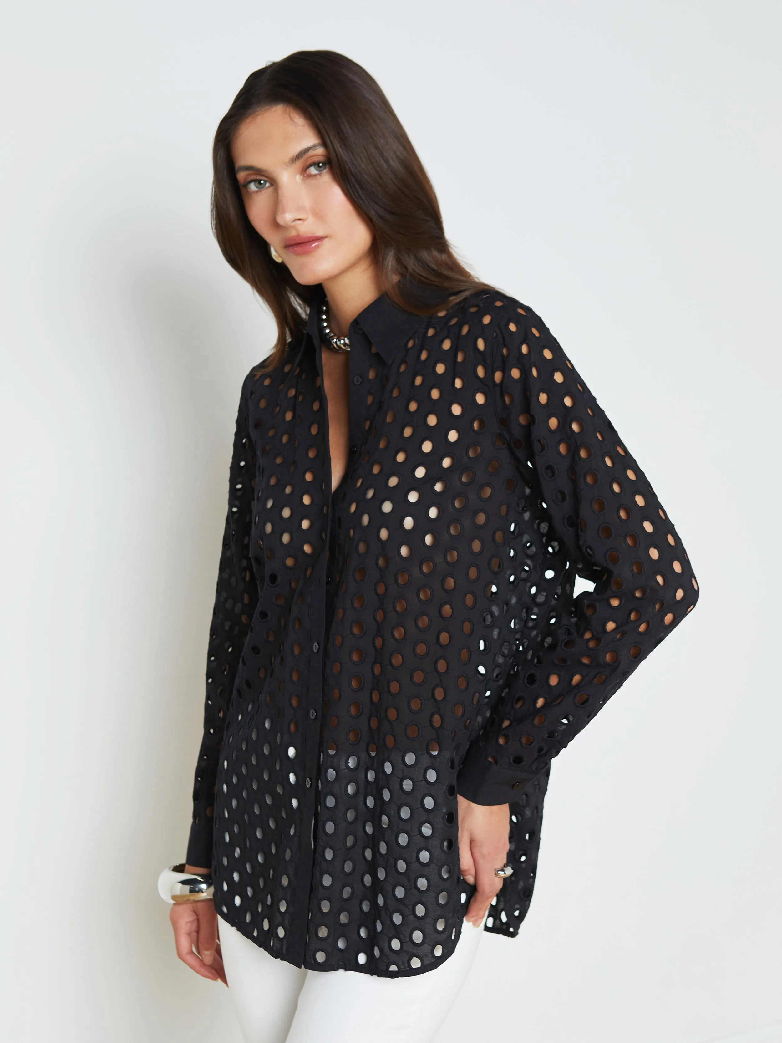 Lindy Eyelet Blouse