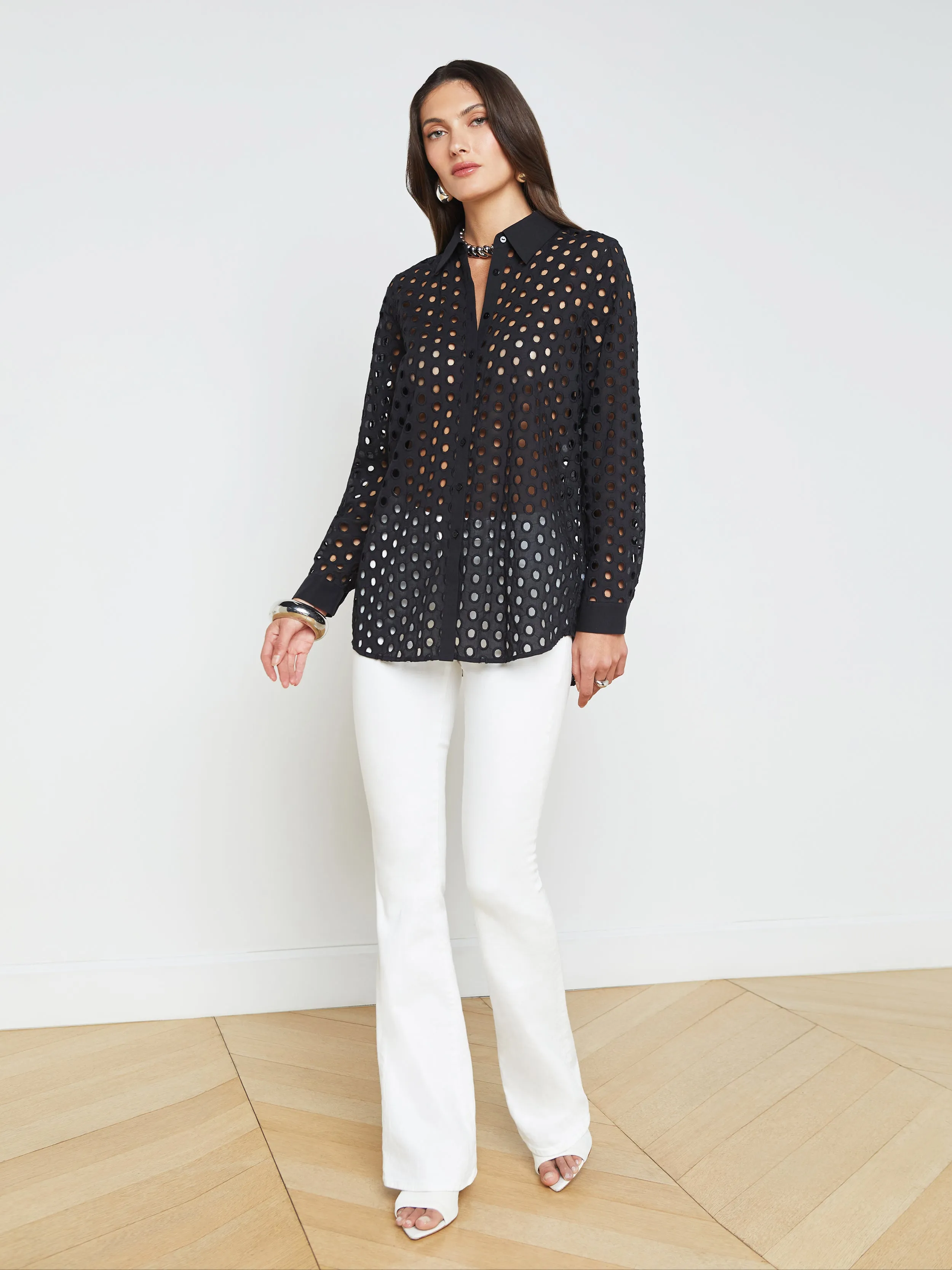 Lindy Eyelet Blouse