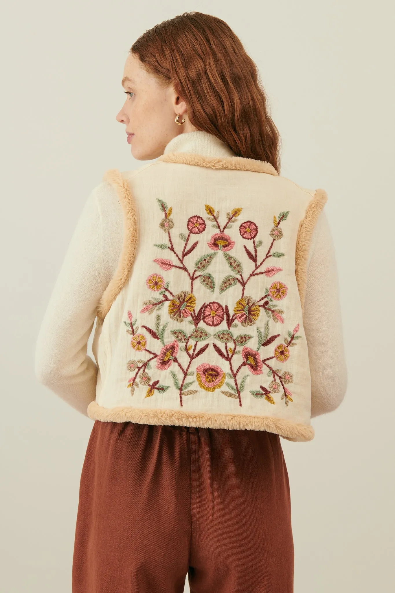 Louise Misha Renee Reversible Vest Cream