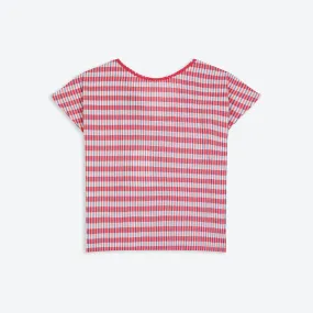 Lowie Red & Blue Check Reversible Top