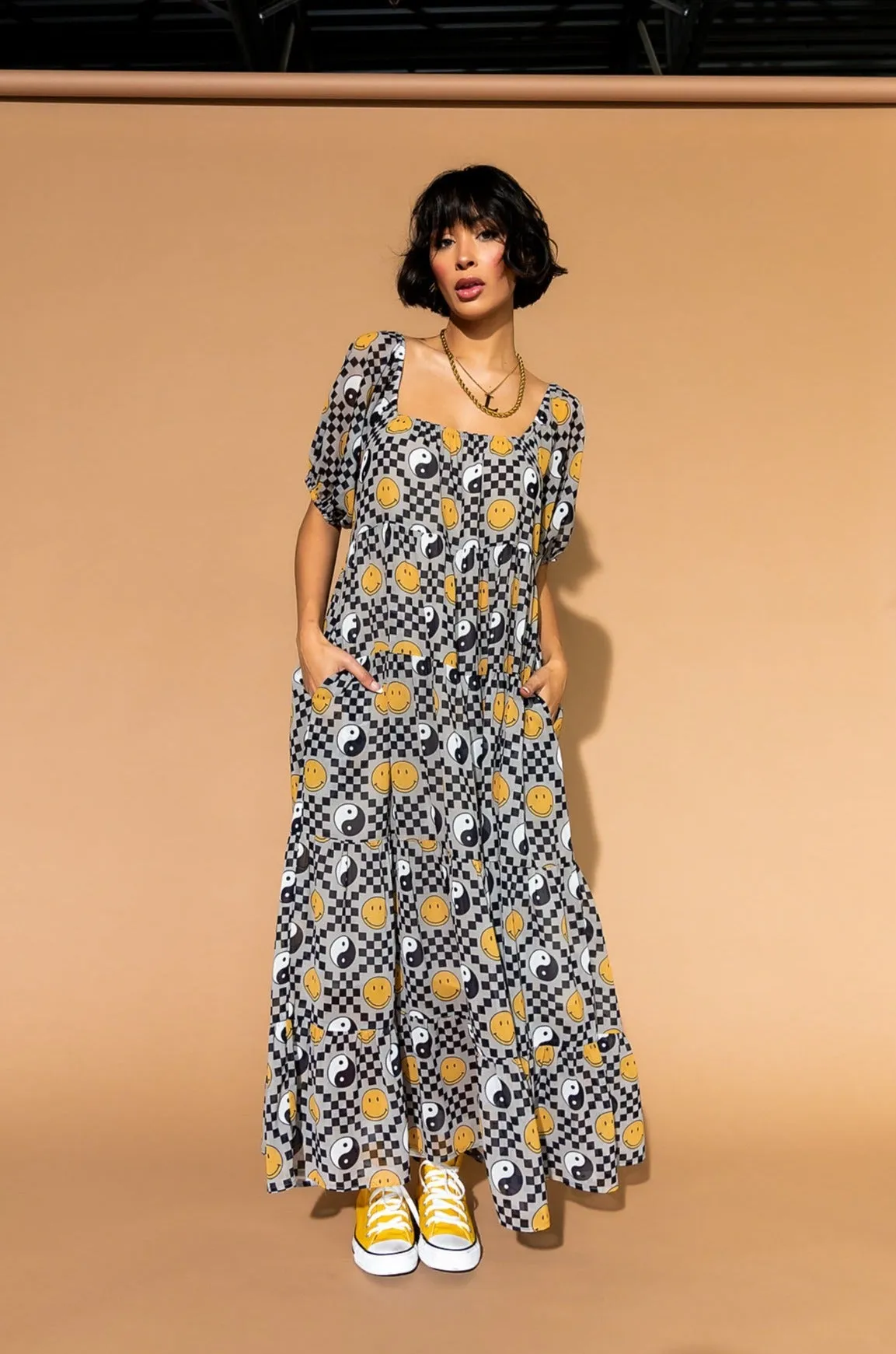 Lucky Lady Maxi Dress in Groovy Girl