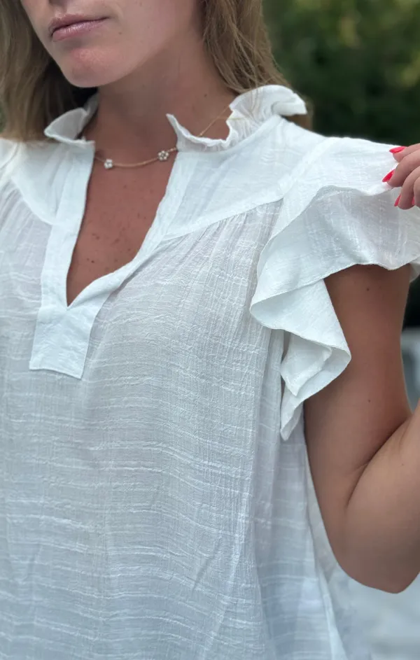 Margarita Poplin Top