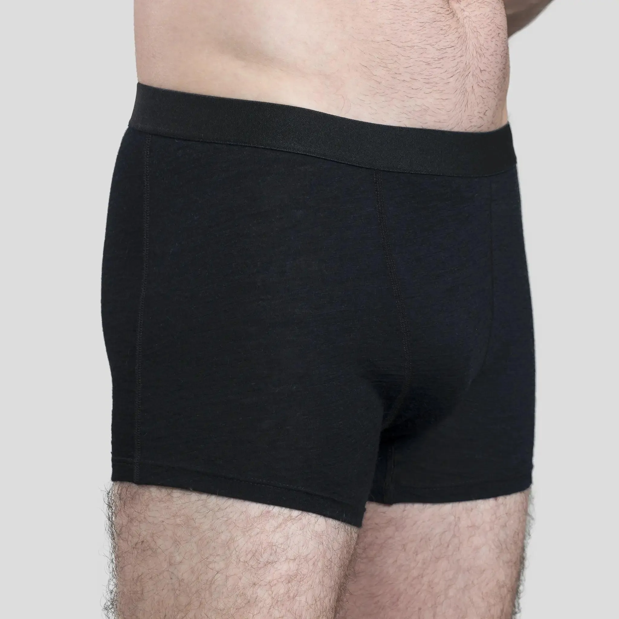 Men's Alpaca Wool Boxer Briefs: 160 Ultralight