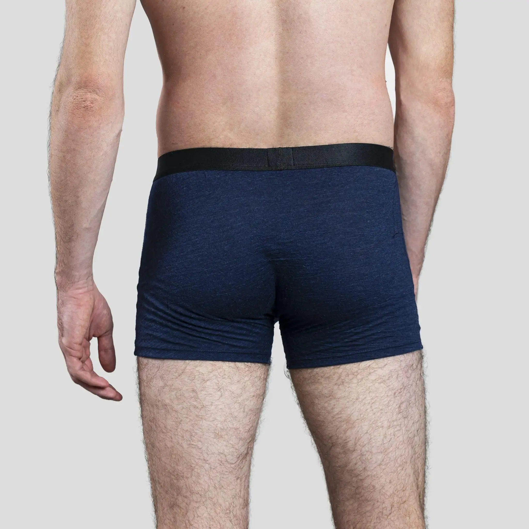 Men's Alpaca Wool Boxer Briefs: 160 Ultralight