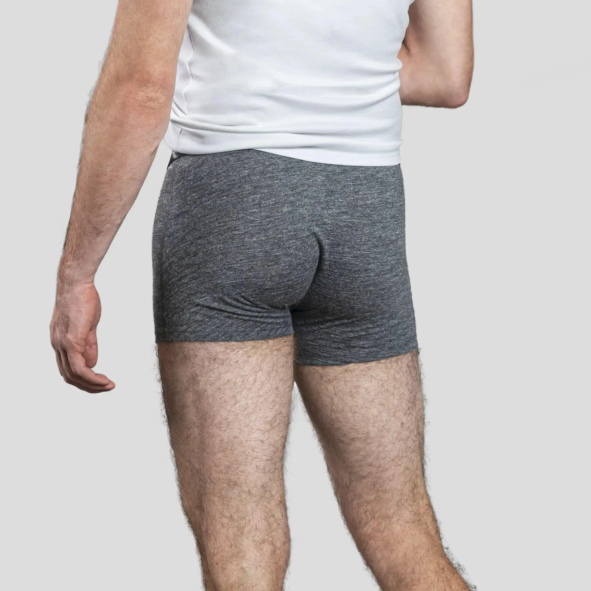 Men's Alpaca Wool Boxer Briefs: 160 Ultralight